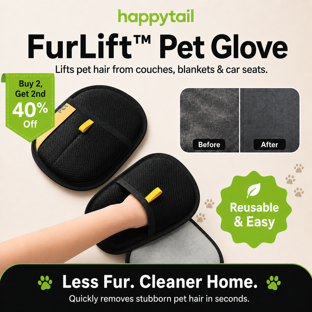 HappyTail FurLift™ — Remove Pet Hair From Couches, Clothes & Cars